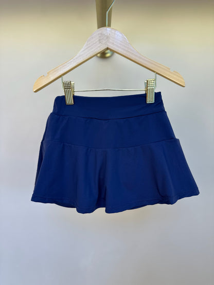 Conjunto Infantil Top Luciana Trilobal e Saia-shorts Larissa New Trip Marinho - Siri Sport