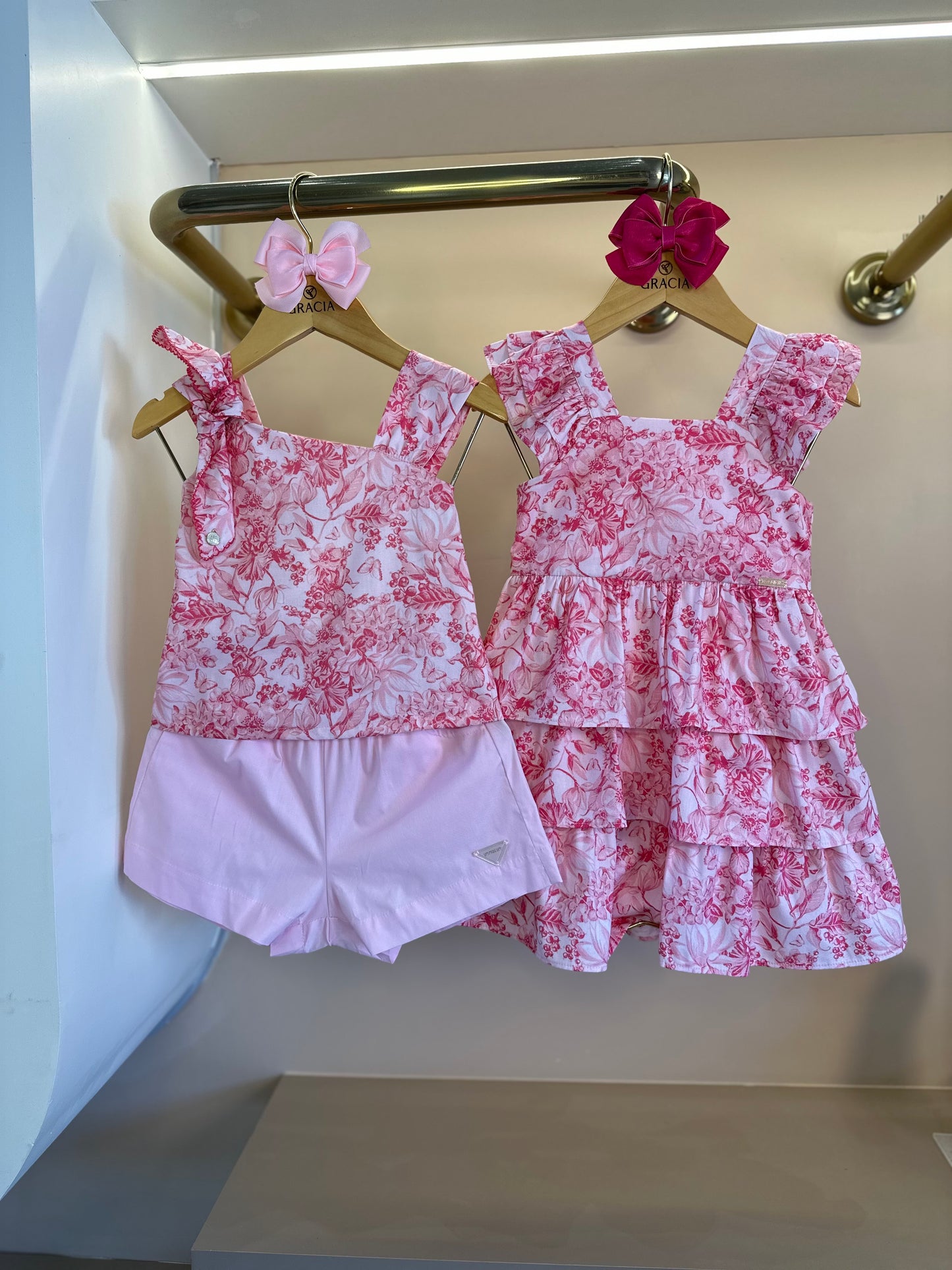 Vestido Bebê Algodão Rodado Toile Du Jouy - Um Mais Um