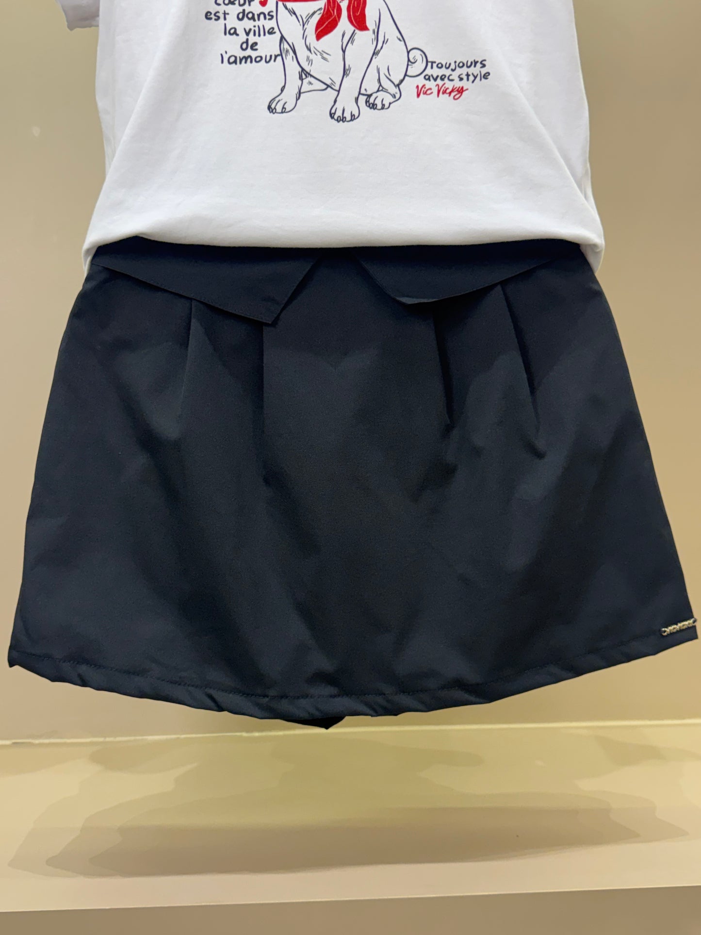 Conjunto Teen Blusa e Short-Saia Alfaiataria Cargo - Vic Vick