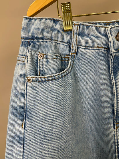 Calça Teen Jeans Wide Reta - Authoria