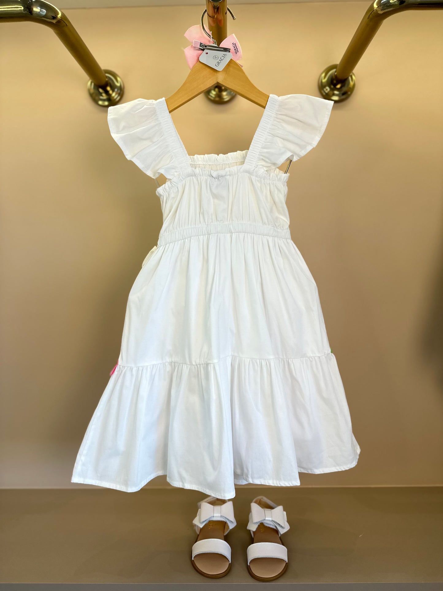 Vestido Infantil Algodão Maçãzinhas - Momi