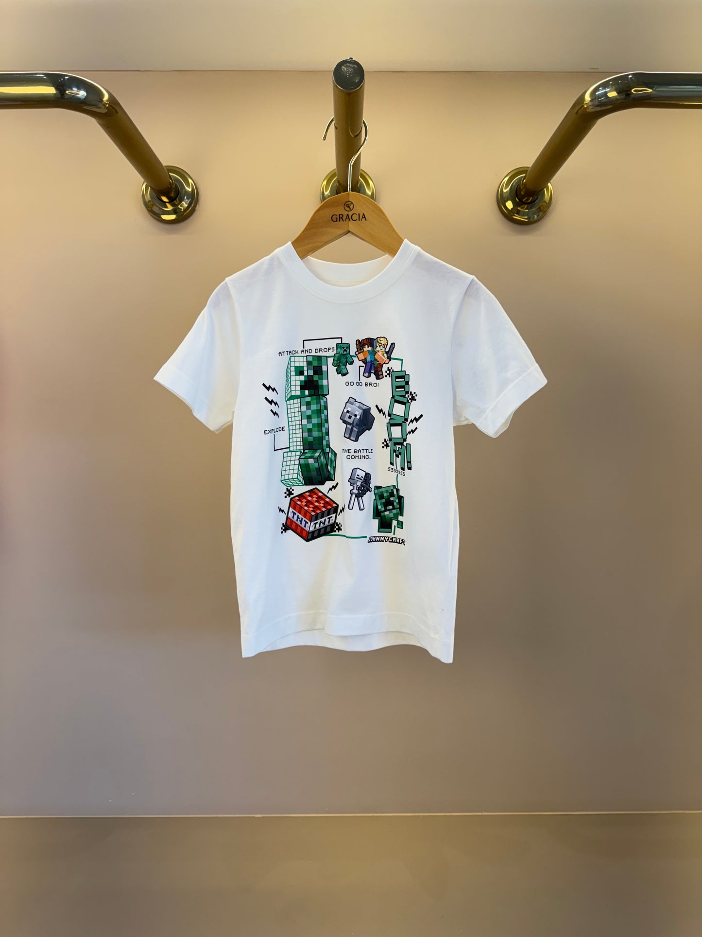 Camiseta Infantil Robô Craft - Little Johnny