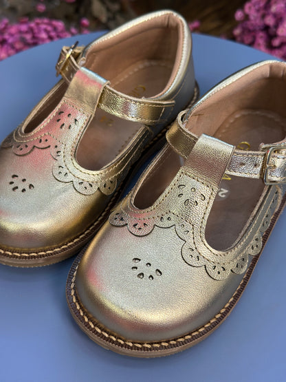 Sapato Infantil Serena Dourado - Gracia