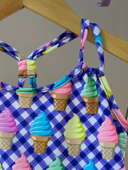 Vestido infantil Cris Ice Cream - Siri Kids