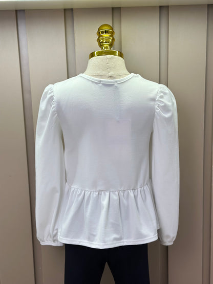 Conjunto Infantil Trio Blusa Comfy, Colete Tweed Molecotton e Legging Fly Tech Preta  - Infanti
