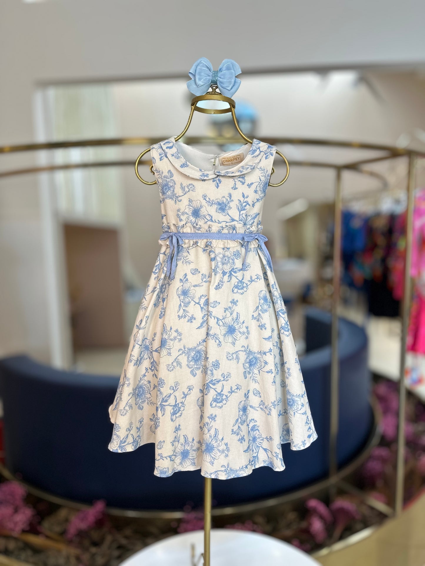 Vestido Infantil Du Jour Azul - Charpey