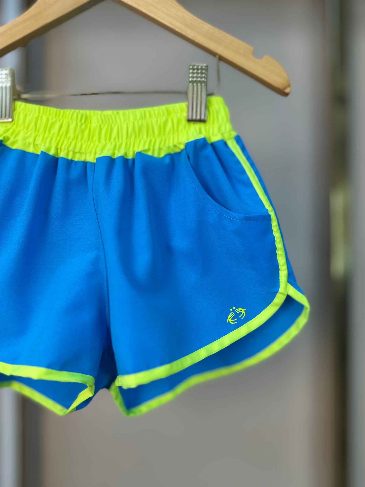 Shorts Infantil Letícia Cyan - Siri Kids