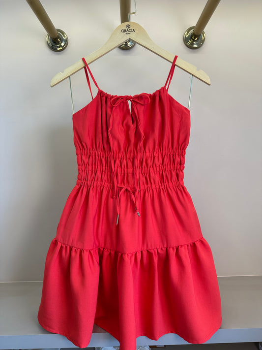 Vestido Teen Vermelho - Two In
