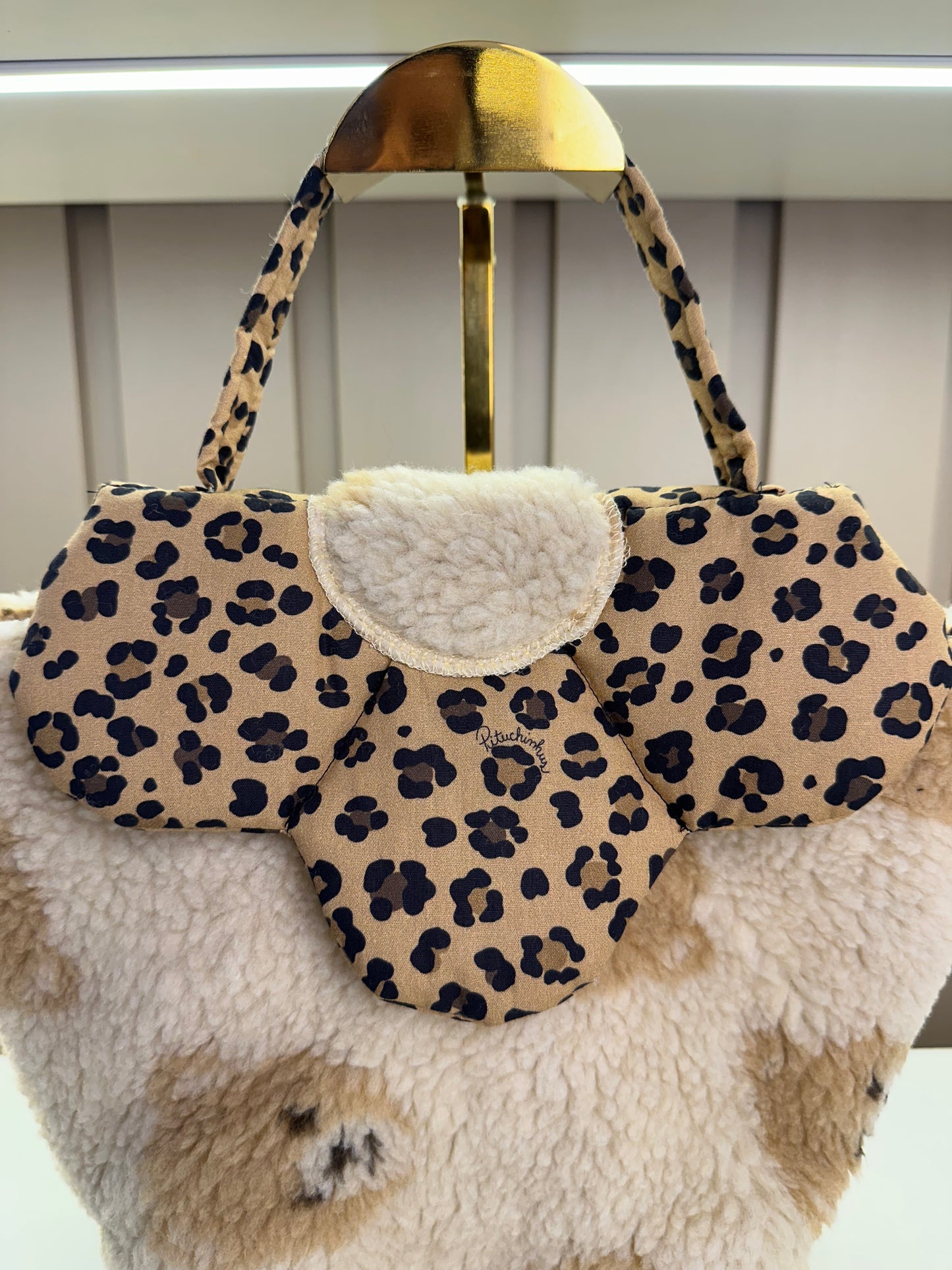 Bolsa Infantil Teddy Ursinhas Detalhes Oncinhas - Pituchinhus