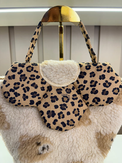 Bolsa Infantil Teddy Ursinhas Detalhes Oncinhas - Pituchinhus