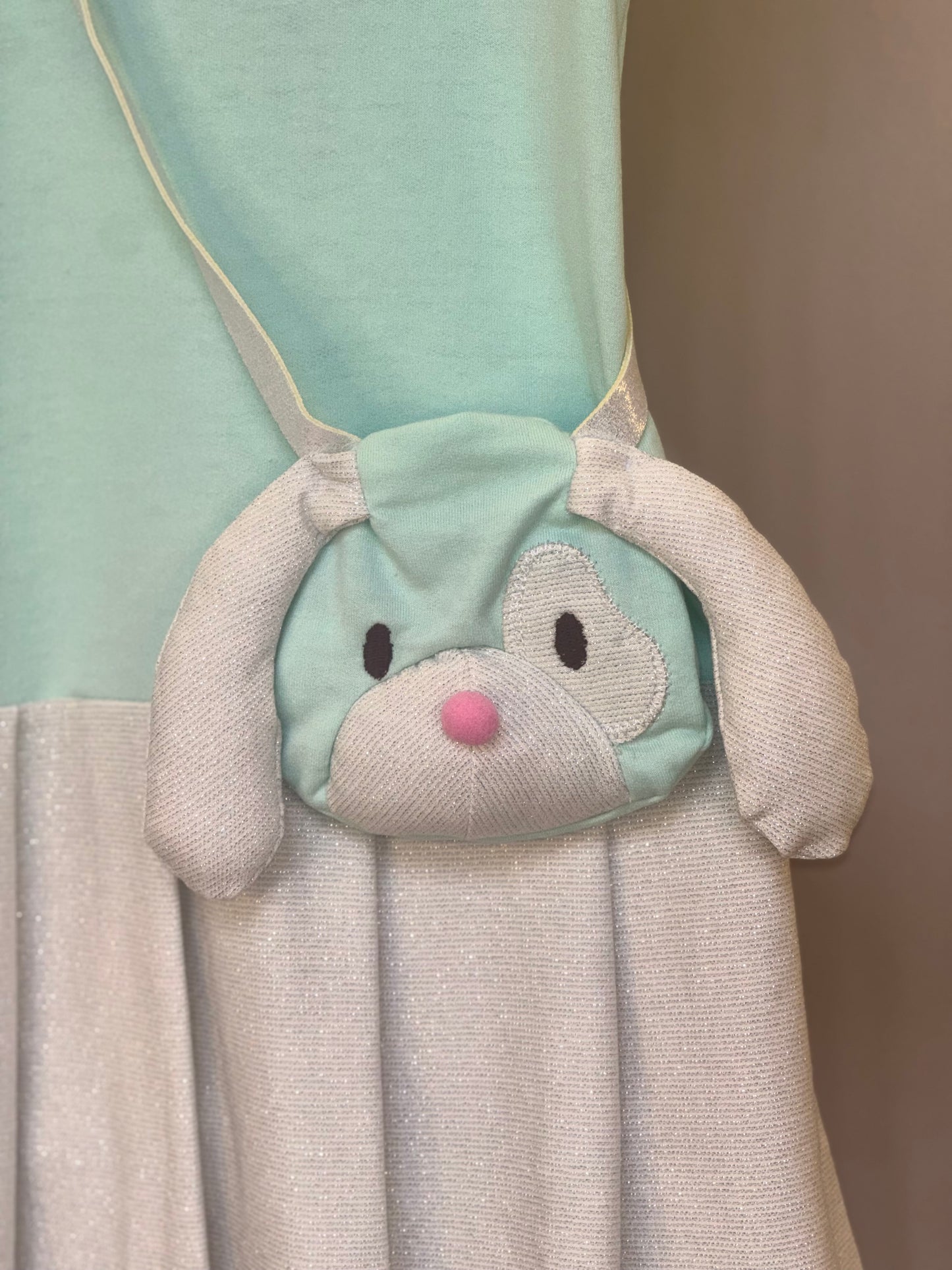 Vestido Infantil Comfy com Bolsa de Cachorrinho Acqua - Gabriela Aquarela