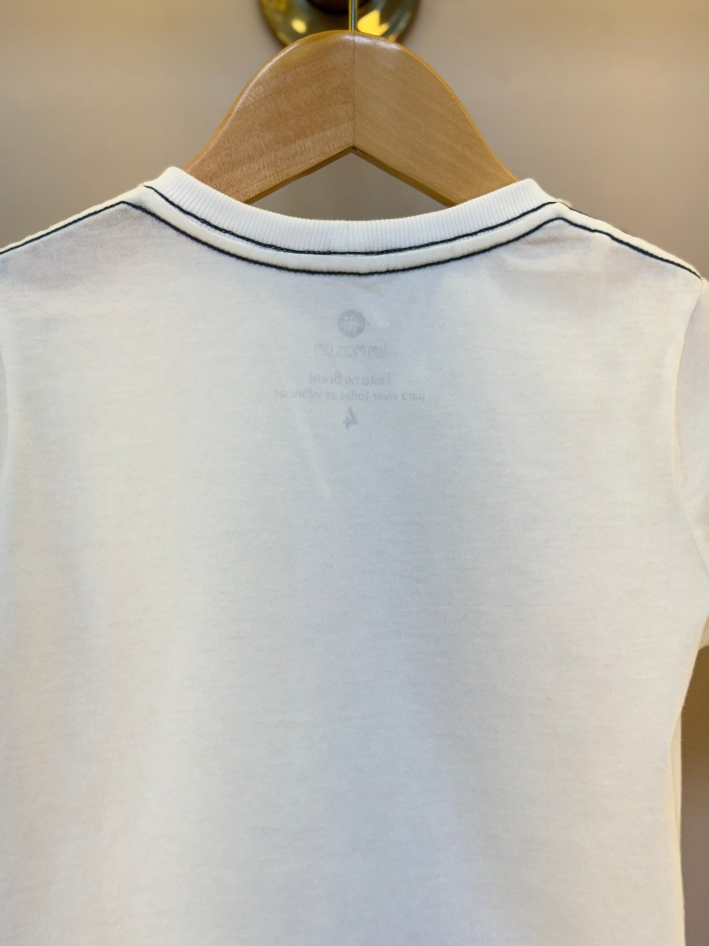 Conjunto Infantil Camiseta Urso e Bermuda Xadrez - Um Mais Um