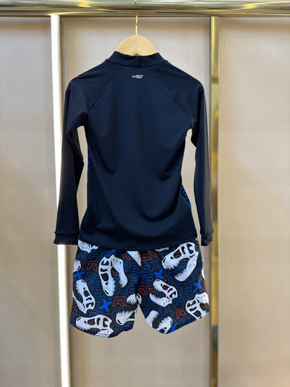 Conjunto Infantil Blusa ML e Sunga Murilo Rex - Siri Kids