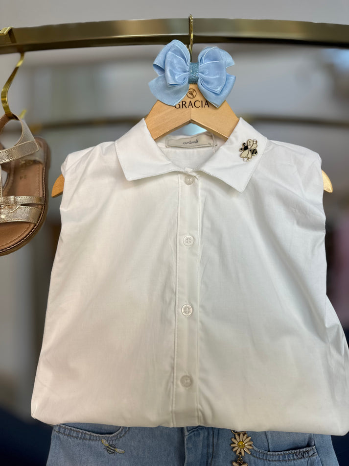 Camisa Infantil Balonê Abelhinhas - Animê