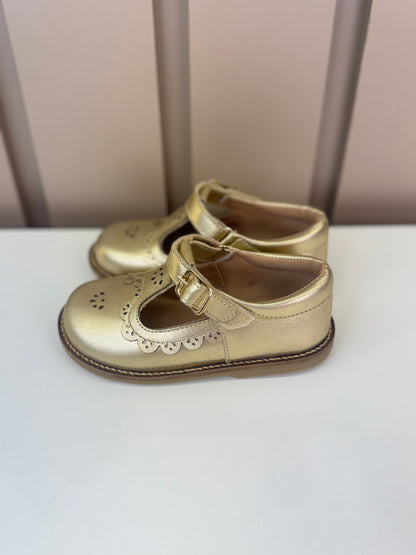 Sapato Infantil Serena Dourado - Gracia