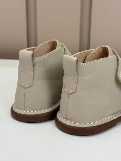 Bota Infantil Couro Caçador Areia - Petit Cheval
