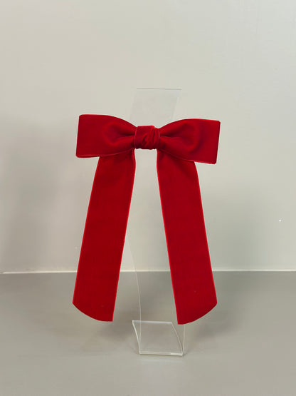 Laço Infantil de Veludo Luxo Red - Gracia