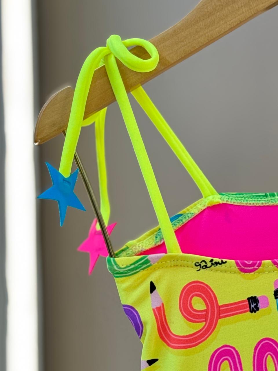 Maiô Infantil Laura Lápis - Siri Kids