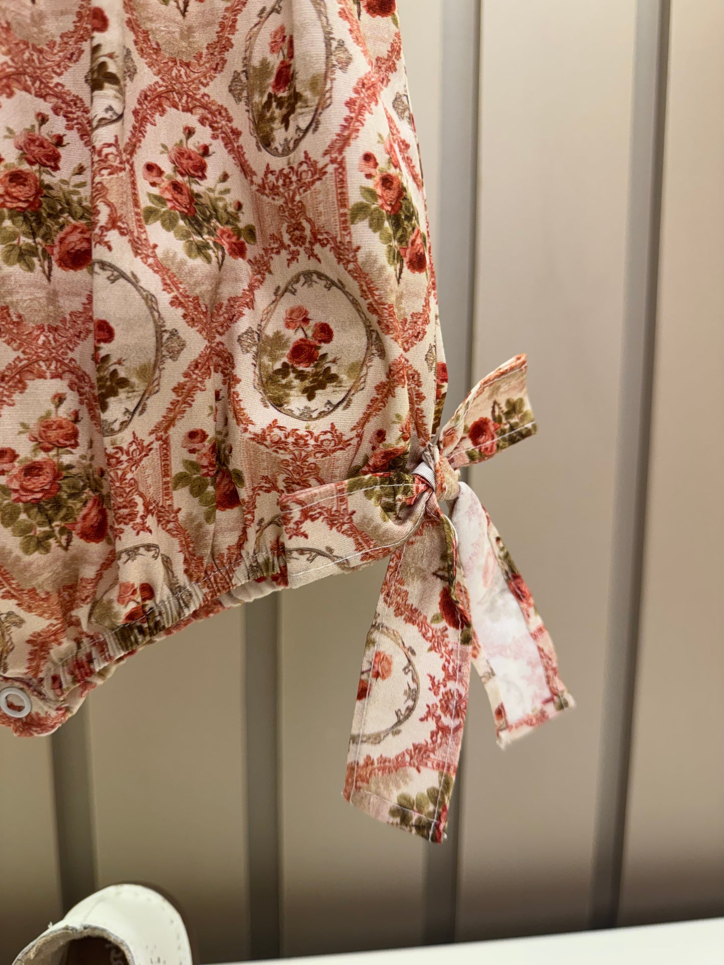 Pimpão Bebê Floral Provençal Gola Estampada - Roana
