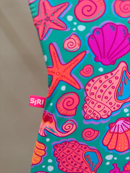 Maiô Infantil Helena Est Conchas - Siri Kids