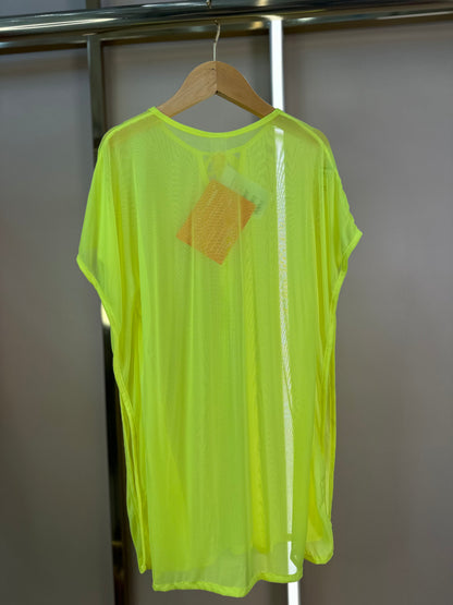 Kafta Infantil Íris Amarelo Fluor - Siri Kids