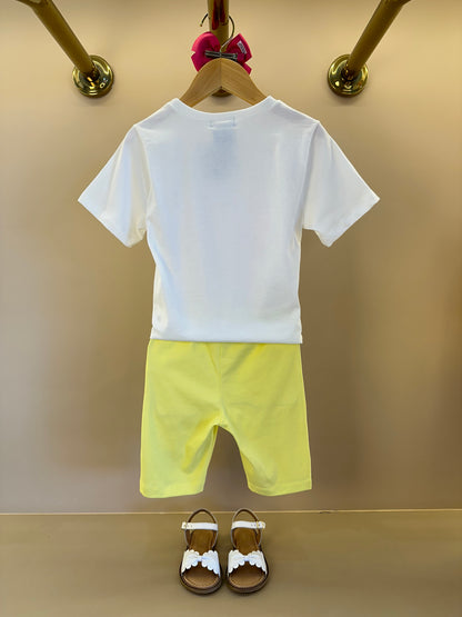 Conjunto Infantil Blusa Hello Kitty e Shorts Legging - Momi
