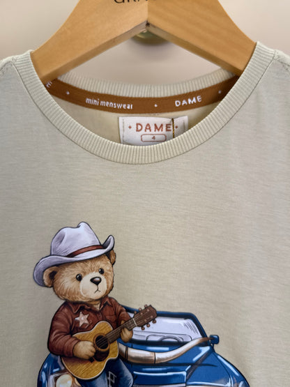 Camiseta Infantil Teddy Cadillac Bege - Dame