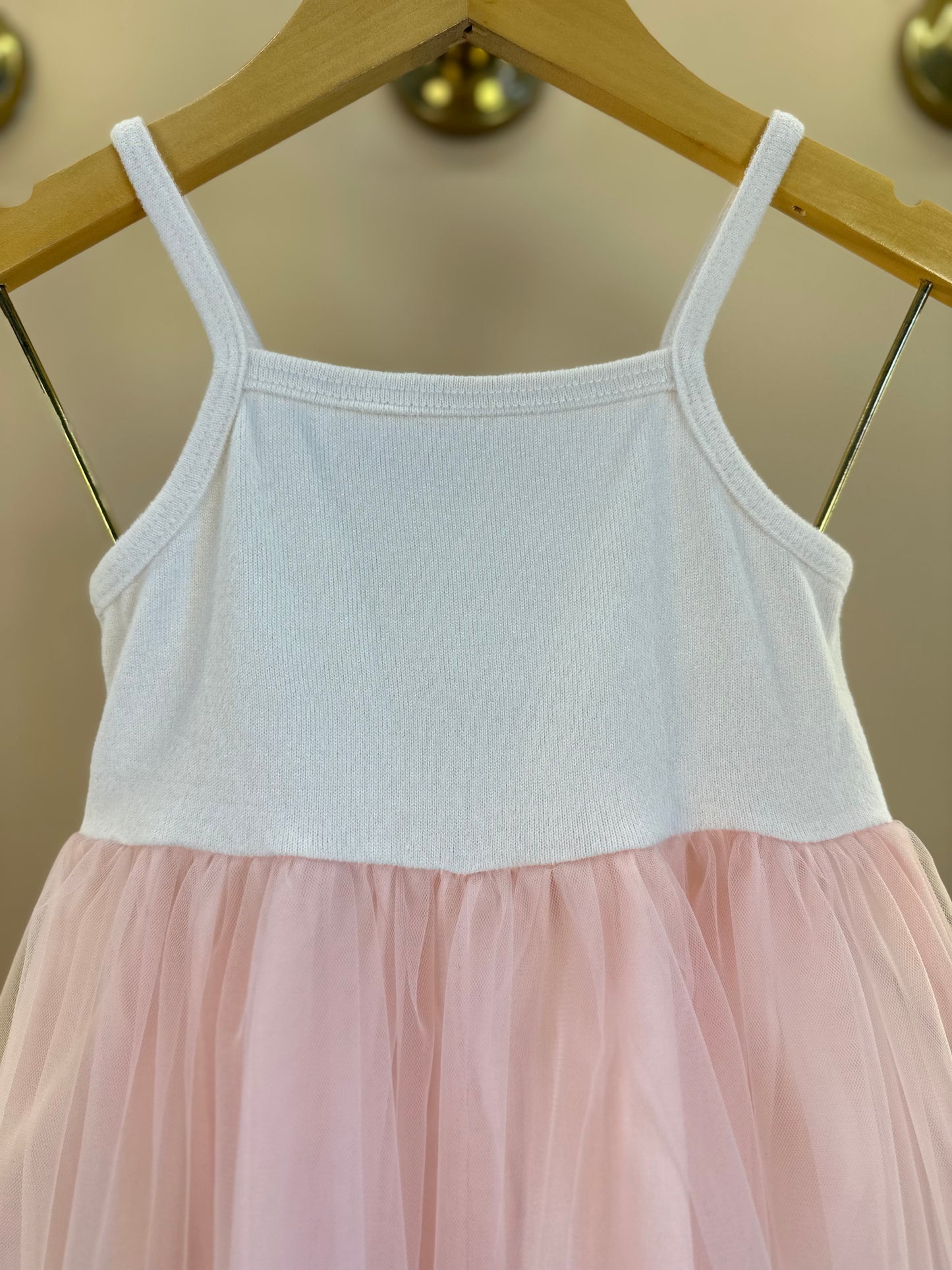 Vestido Infantil Tule Rosa Com Jaquetinha Jeans Laços - Gabriela Aquarela