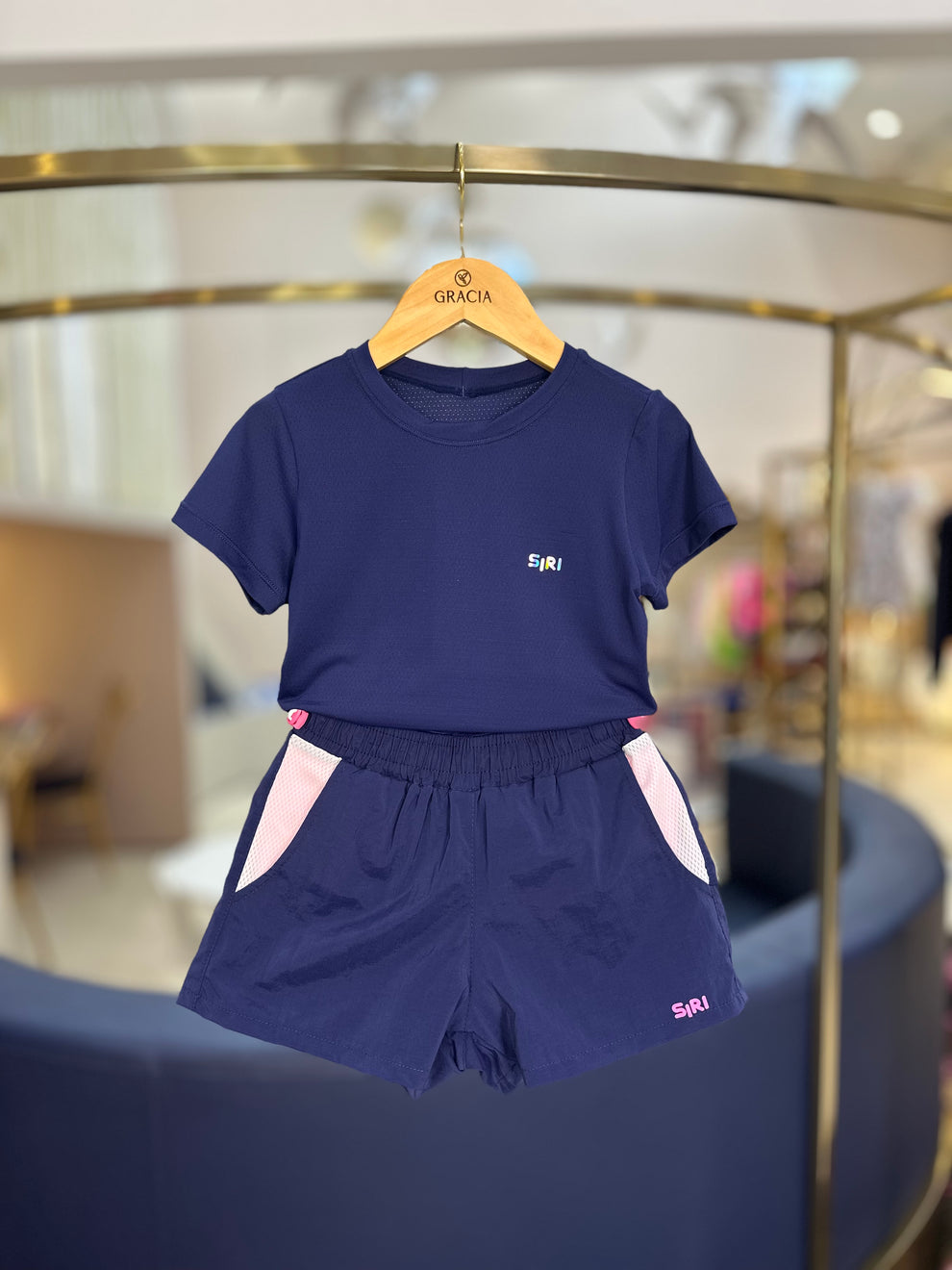 Blusa Infantil Maria New Trip Marinho - Siri Sport