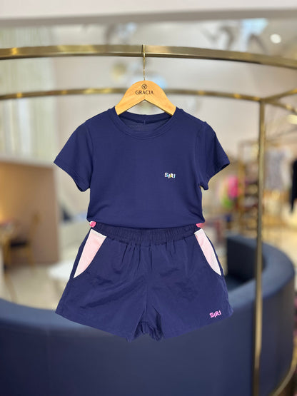 Blusa Infantil Maria New Trip Marinho - Siri Sport