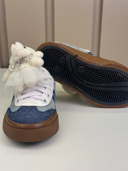 Tênis Infantil Casual Jeans Ursinha - Luluzinha