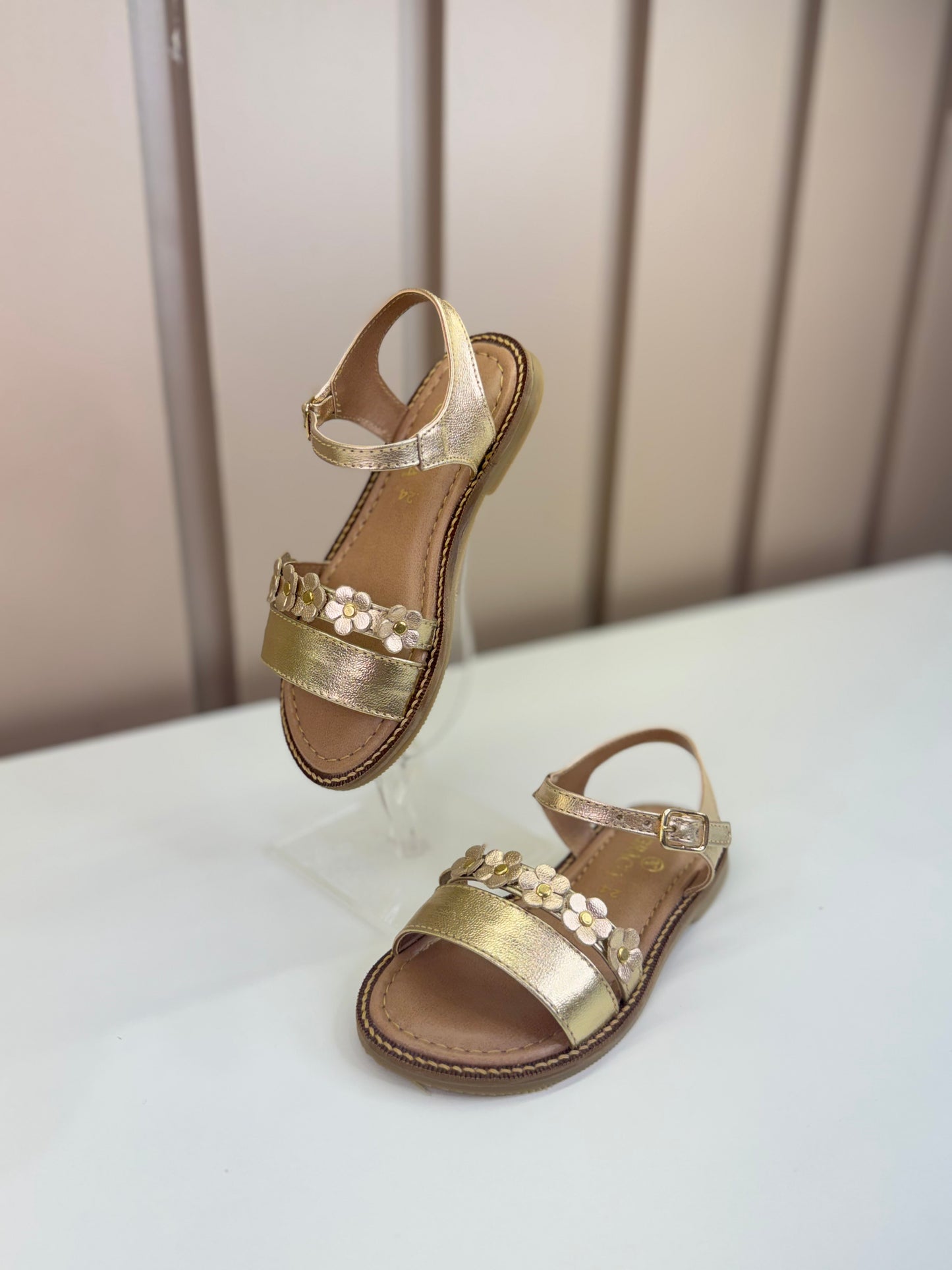 Sandália Infantil Luna Dourada - Gracia