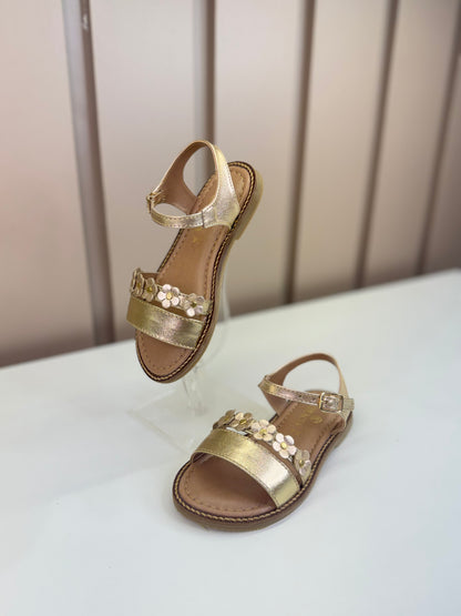 Sandália Infantil Luna Dourada - Gracia