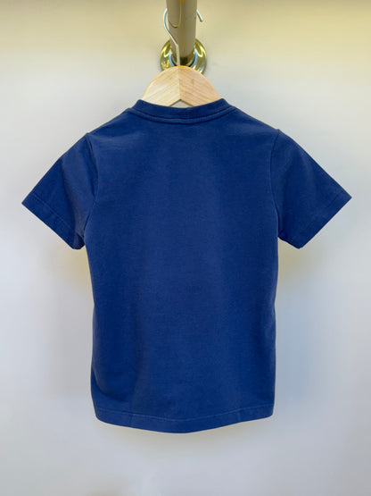 Camiseta Infantil Meia Malha Penteada Com Urso - Um Mais Um