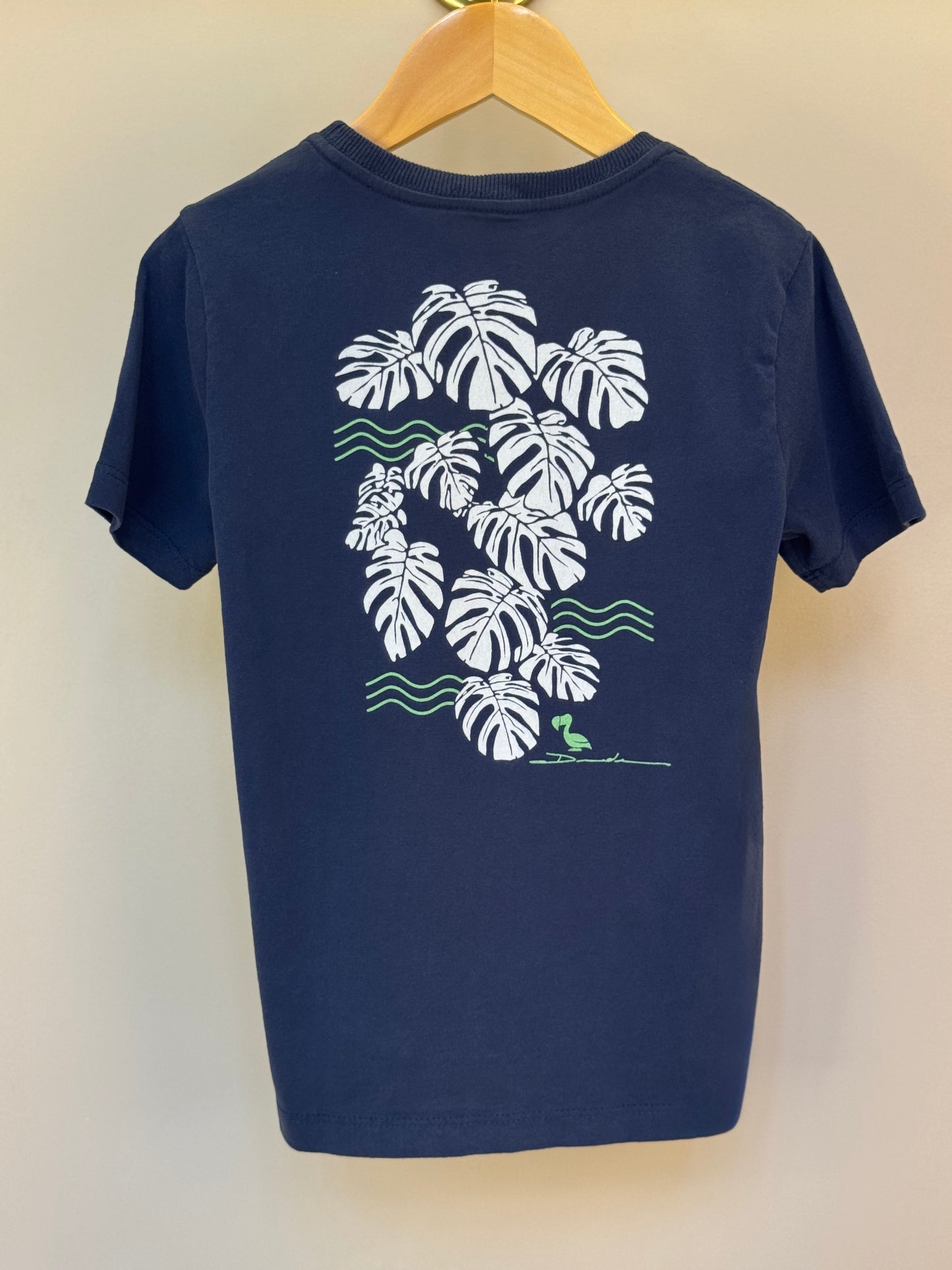 Camiseta Infantil Algodão Folhas - Dudes