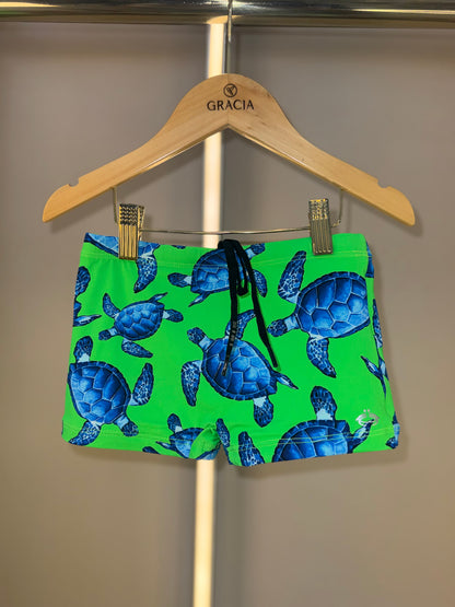 Conjunto Infantil Blusa de Proteção e Sunga Arthur Turtle - Siri Kids