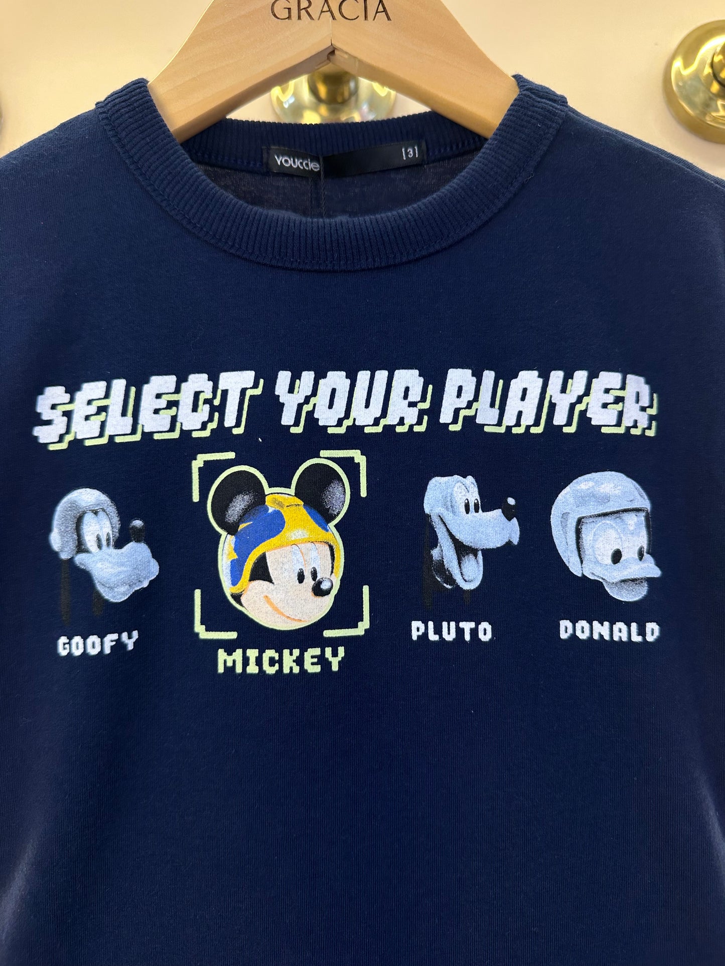 Conjunto Infantil T-Shirt Select Player Mickey Mouse e Bermuda Sarja - Youccie