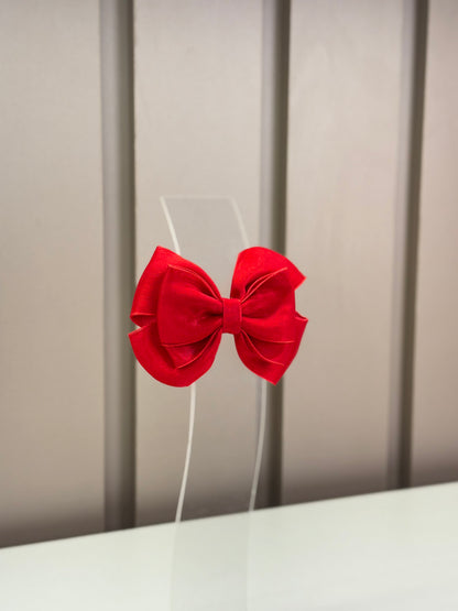 Laço Infantil Special All Organza Vermelho Clássico Tam. M - Gracia