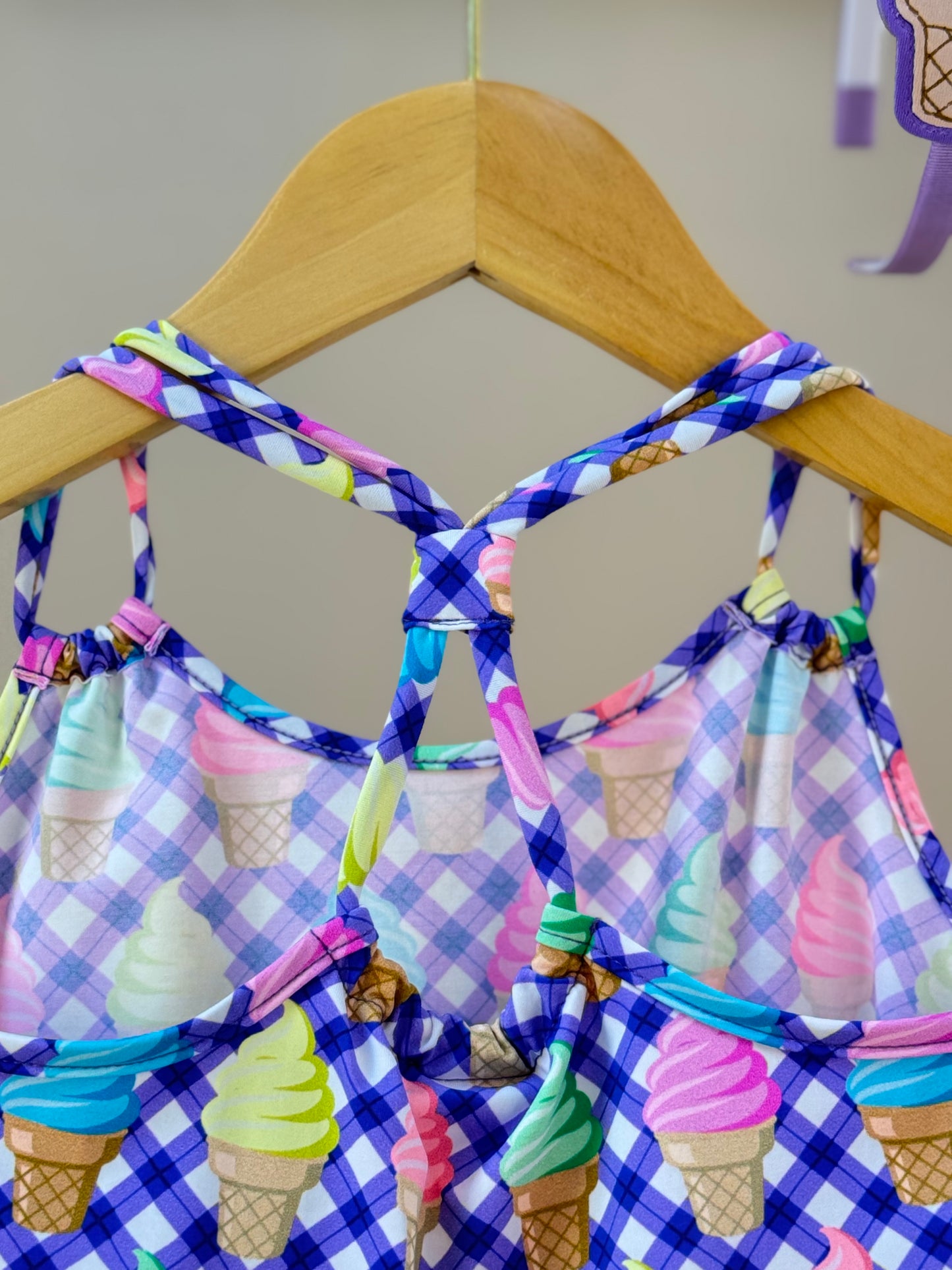 Vestido infantil Cris Ice Cream - Siri Kids