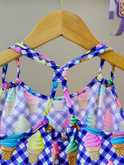Vestido infantil Cris Ice Cream - Siri Kids
