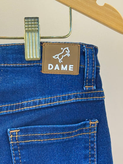 Calça Infantil Skinny Elastano marinho Jeans - Dame