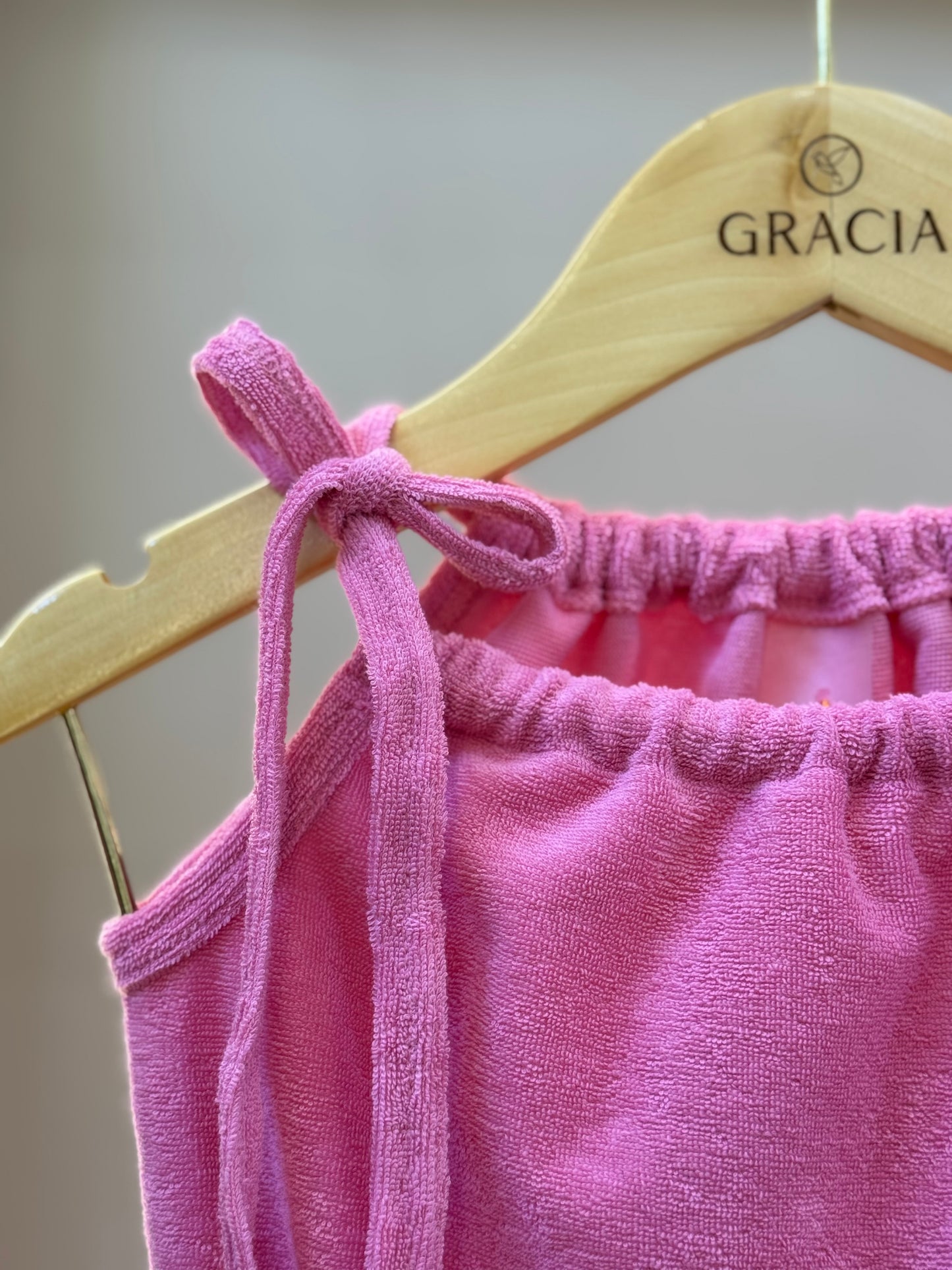 Macaquinho Infantil Tais Rosa  Claro - Siri Kids