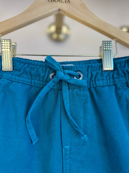 Short Infantil Mini Elástico Light Azul Petróleo - Reserva Mini