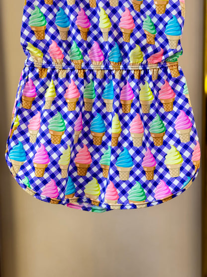 Vestido infantil Cris Ice Cream - Siri Kids