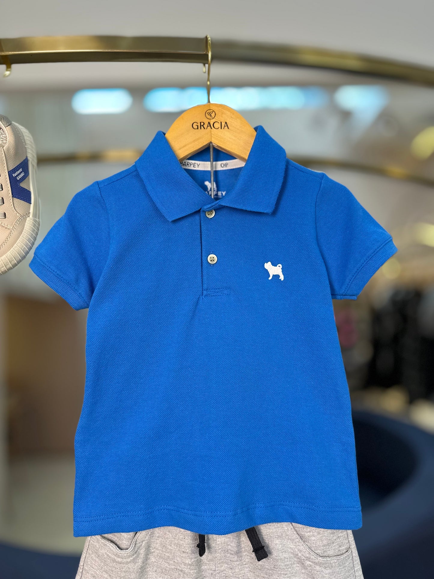 Camisa Polo Infantil Piquet Royal - Charpey