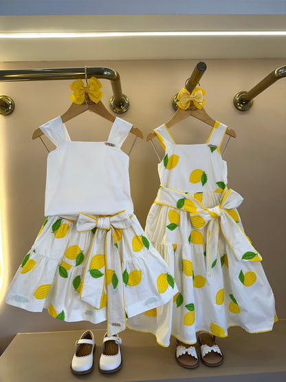 Vestido Infantil Limão Soleil - Animê