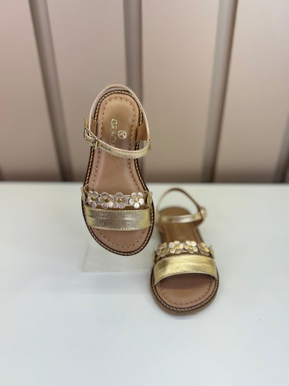 Sandália Infantil Luna Dourada - Gracia
