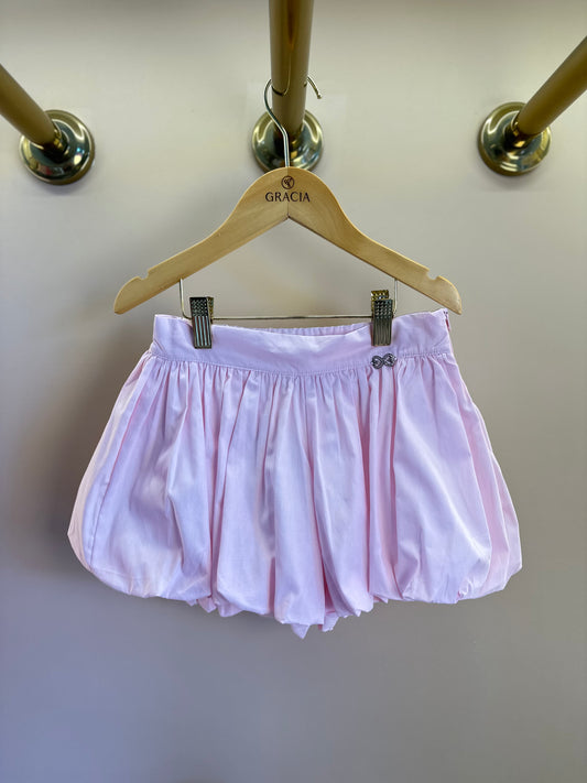 Shorts Infantil Balonê Algodão Rosa Claro - Luluzinha