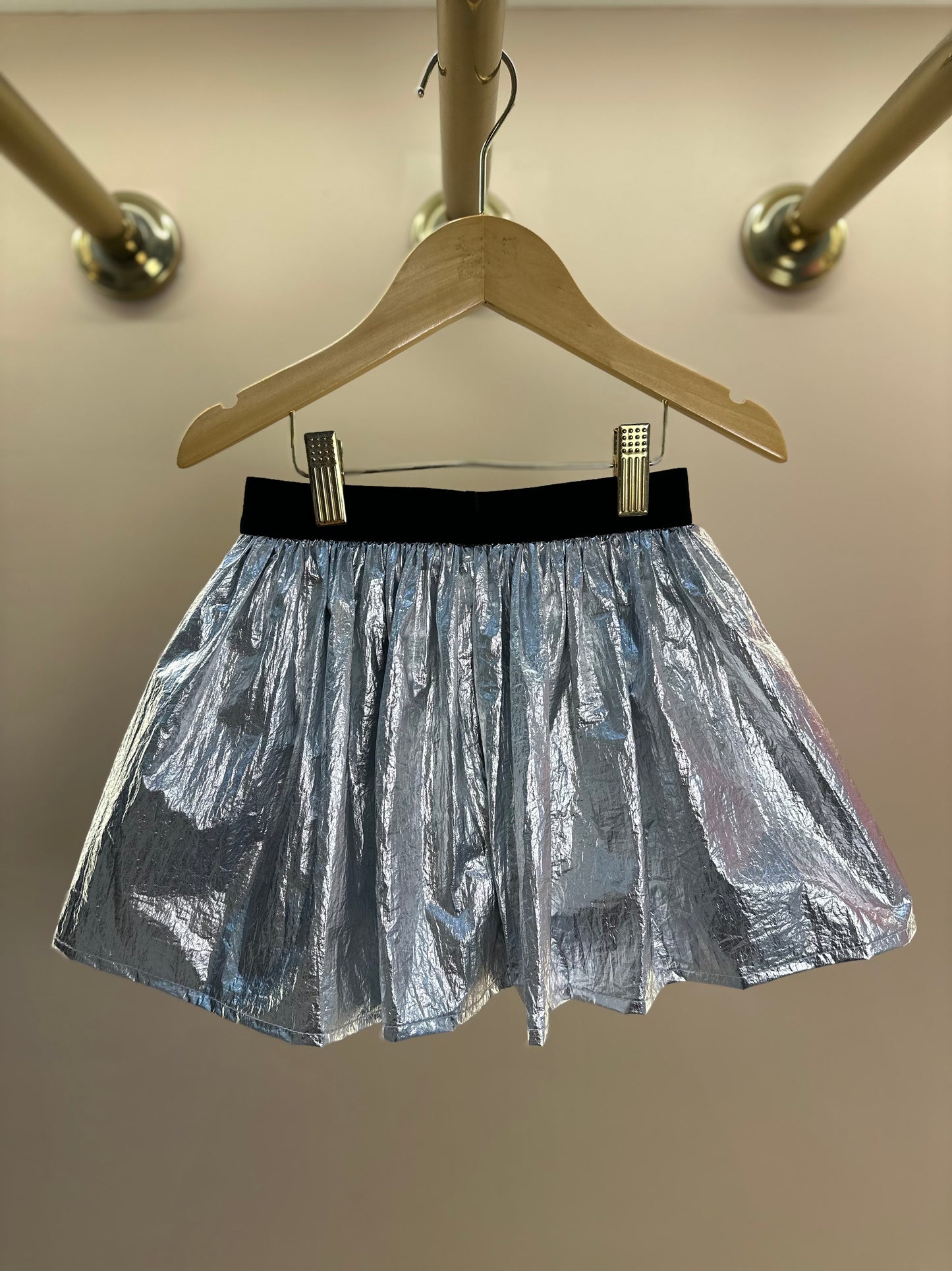 Saia Infantil Prata Patche Barbie - Pituchinhus