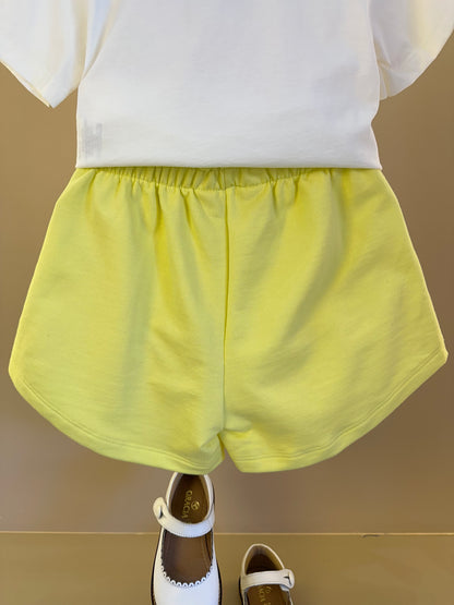 Conjunto Infantil Blusa Hello Kitty e Shorts Cós Elástico - Momi
